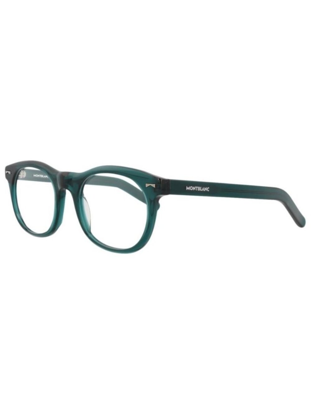 New Montblanc Mens Round/Oval Green Green Transparent Fashion Designer Eyeglasse